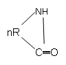 Find the lactam group from the given diagram