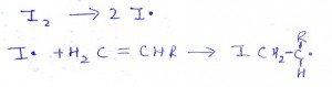 The name of compound is Initiator point of reaction where I2 gas forms 2 free radicals