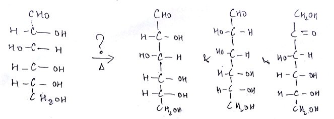 Dilute OH- undergo reaction that causes C-2 epimerization