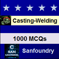 Casting, Forming & Welding I Questions and Answers