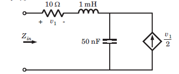 Find the resonnant frequency for the circuit