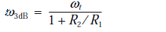 The 3-dB frequency of the closed-loop gain is 20 kHz if op amp having a 106-dB gain at dc