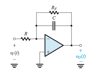Find the expression for the transfer function for the circuit