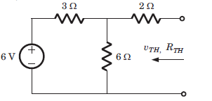 Find the value of Vth from the below circuit