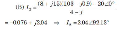 i2(t) is 2.04 sin (4t 2.13) A in the given diagram