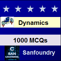 Machine Dynamics Questions and Answers