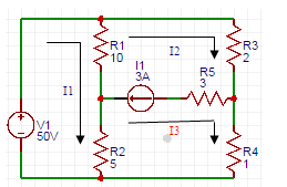 The current I1 in the circuit is -8