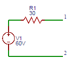 Find the value of the current (A) in the equivalent current source of the voltage source