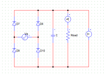 The capacitor current is decreasing when the output current rises