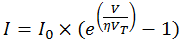 Diode current equation
