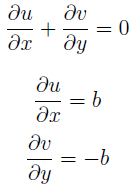 Find the condition for the flow field be continuous in the given diagram