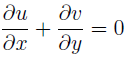 The condition for the flow field to be continuous is 2a + c = 0 in two dimensional flow