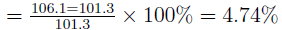Percent of pressure of gas be higher or lower than atmospheric pressure is 4:75% higher