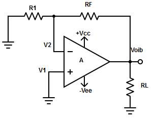 Find the output voltage from the given differential amplifier circuit