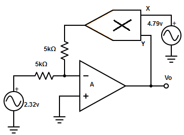 Find the input current for the given circuit