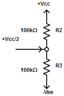 Find the positive output swing and dc level from the given diagram