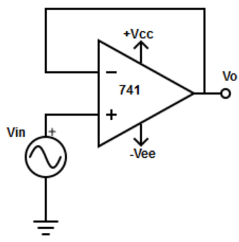 Find the voltage follower circuit and hold circuit from the given diagram