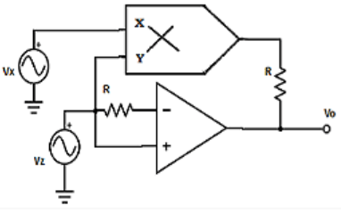 Find the op-amp feedback loop from the given diagram