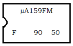 Integrated Circuit of Fairchild chip manufactured in the year 1990