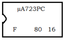 Integrated Circuit of Fairchild chip manufactured in the year 1916