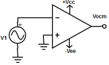 Find the Op-amp circuit where both inputs have same applied voltage