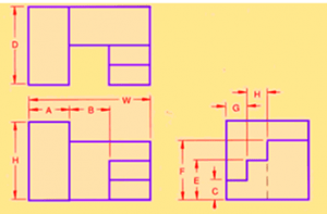 Multi-view drawing type of isometric drawing view the figure represents