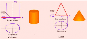 civil engineering drawing solid projection