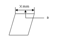 Type of line used for line a is continuous thin straight used to denote dimensions