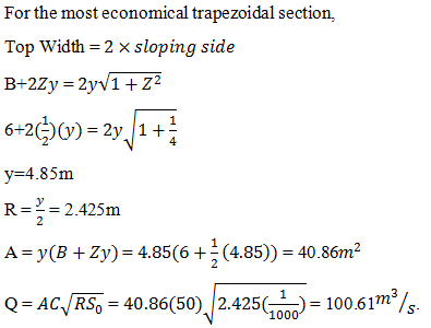 Why Are Canals Made With Trapezoidal Cross Section Quora