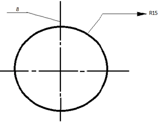 Centre line represents centre of circle, the axis of cylindrical objects in given figure