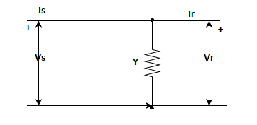 Find the transmission line T-matrix in given circuit