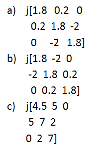 For the given system the Ybus matrix is -(1/5j) = 0.2j; Y13=0