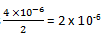 Power density of quadrature component is 2 x 10-6 if power density spectrum 4×10-6