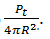 Power density is one microwatt per square meter & effective area of antenna