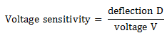 The voltage sensitivity of a galvanometer is given by Sv = θ/e