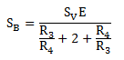 For maximum bridge sensitivity, we get R3=R4 in given diagram