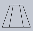 The front view from the isometric view for the below given figure - option a