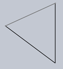 The front view from the isometric view for the below given pyramid - option a