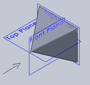 The isometric view drawn according to given views & in such way that maximum possible