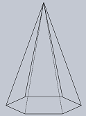 The front view of the below given pyramid - option c