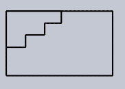 Front view represents line of sight of front view of the below isometric view - option a