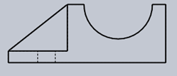 The front view represents line of sight in case of front view of isometric view - option a