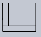 The side view represents line of sight of front view of the isometric view - option b