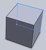 The one which is in perspective view for all are cubes - option a