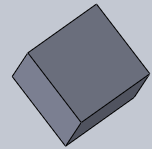 The one which is in perspective view for all are cubes - option c