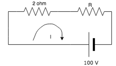 Find the value of R if the power in the circuit is 1000W