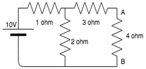 Vth is 6.67V when no current flow through 3 ohm resistance