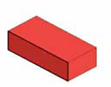 A brick laid flat with its long narrow side exposed is stretcher