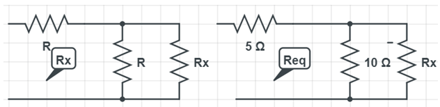 The same pattern followed after every 10ohm resistor