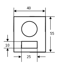 Find the following dimension is according to the aligned system of dimensioning